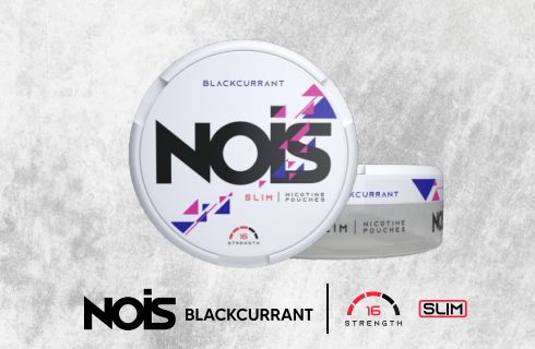 NOIS BLACKCURRANT 16mg, 5 Cans de 22 Pouches